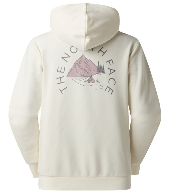 Compra online Sudadera The North Face Monte Regular Hoodie Graphic Mujer White Dune en oferta al mejor precio