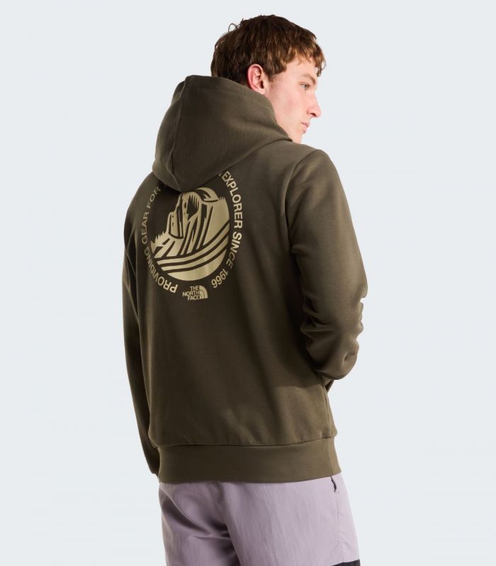 Compra online Sudadera The North Face Monte Regular Hoodie Graphic Hombre New Taupe Green en oferta al mejor precio
