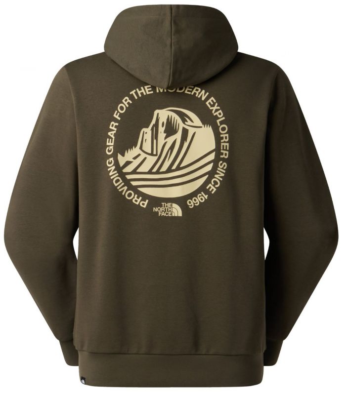Compra online Sudadera The North Face Monte Regular Hoodie Graphic Hombre New Taupe Green en oferta al mejor precio