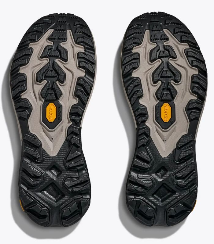 Compra online Zapatillas Hoka Mafate 5 Hombre Cement Black en oferta al mejor precio