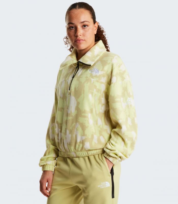 Compra online Forro Polar The North Face Ma Fleece Print Mujer Lemon en oferta al mejor precio