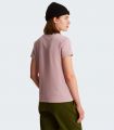 Compra online Camiseta entallada The North Face Simple Dome Evolution Mujer Metal Pink en oferta al mejor precio