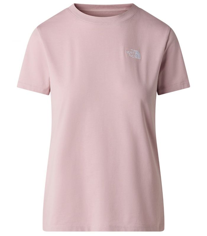 Compra online Camiseta entallada The North Face Simple Dome Evolution Mujer Metal Pink en oferta al mejor precio