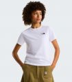 Compra online Camiseta entallada The North Face Simple Dome Evolution Mujer TNF White en oferta al mejor precio
