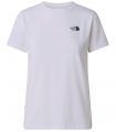 Compra online Camiseta entallada The North Face Simple Dome Evolution Mujer TNF White en oferta al mejor precio