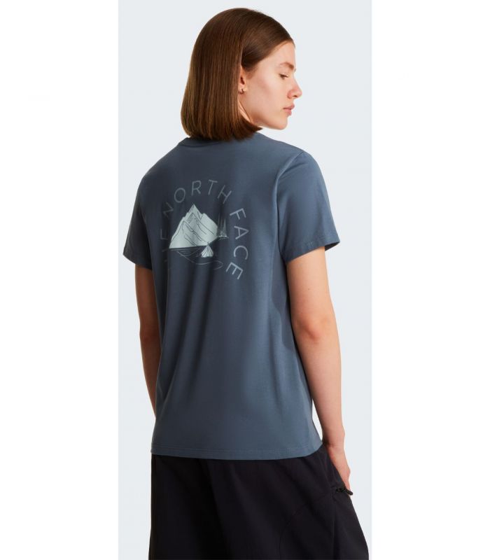 Compra online Camiseta The North Face Monte Regular Short Sleeve Tee Graphic Mujer Granite Grey en oferta al mejor precio