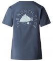 Compra online Camiseta The North Face Monte Regular Short Sleeve Tee Graphic Mujer Granite Grey en oferta al mejor precio