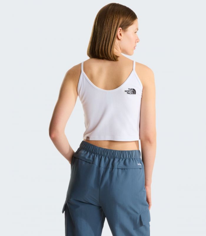 Compra online Top The North Face Corto De Tirantes Mujer TNF White en oferta al mejor precio