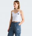 Compra online Top The North Face Corto De Tirantes Mujer TNF White en oferta al mejor precio