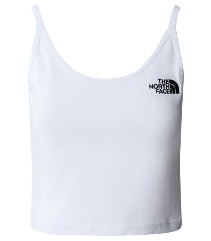 Compra online Top The North Face Corto De Tirantes Mujer TNF White en oferta al mejor precio