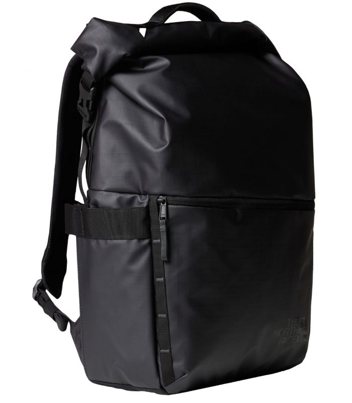 Compra online Mochila enrollable The North Face Base Camp Voyager TNF Black Asphalt Grey en oferta al mejor precio