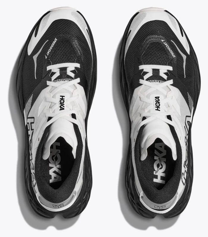 Compra online Zapatillas Hoka Speedgoat 7 Hombre Black White en oferta al mejor precio