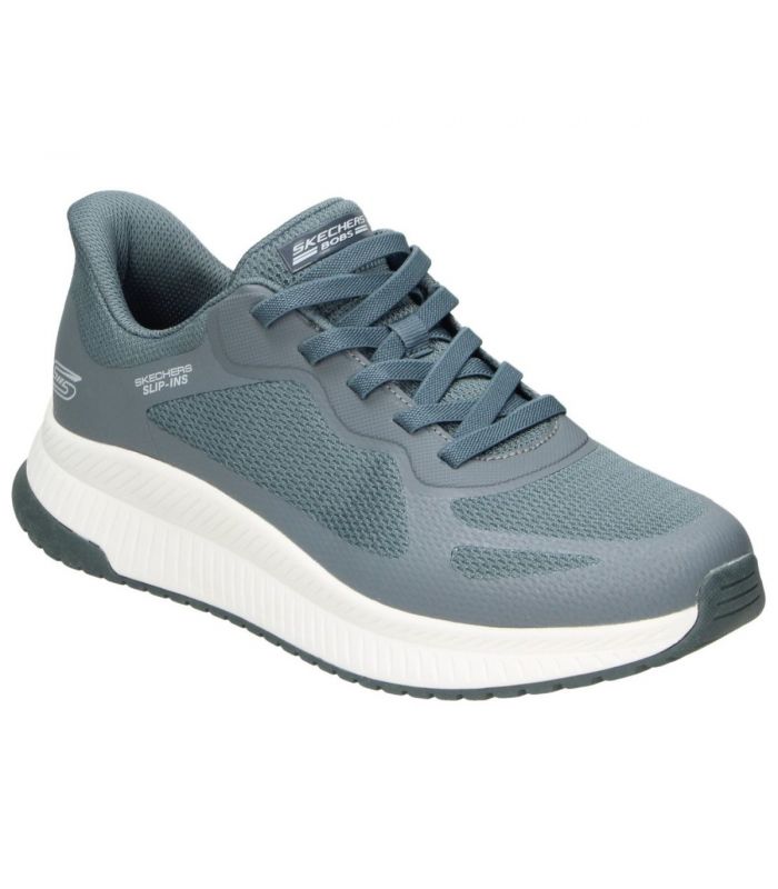 Compra online Zapatillas Skechers BOBS Sport Squad Chaos 4 Hombre Charcoal en oferta al mejor precio