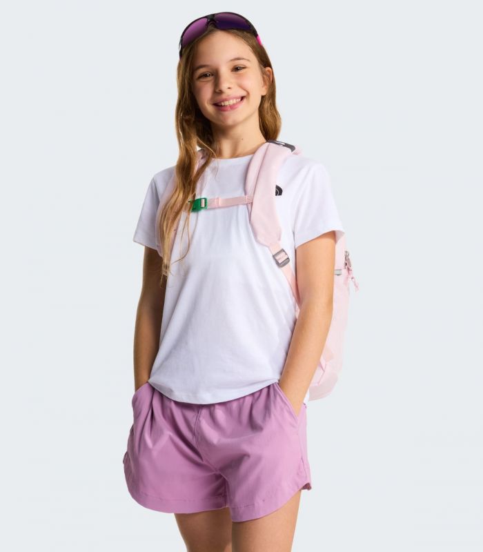Compra online Mochila The North Face Court Jester Niños Pale Blossom TNF White en oferta al mejor precio