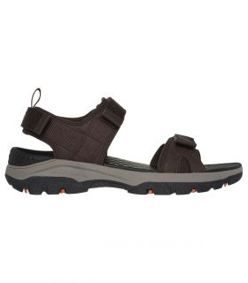 Sandalias Skechers Relaxed Fit Tresmen Ryer Hombre Chocolate