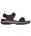 Compra online Sandalias Skechers Relaxed Fit Tresmen Ryer Hombre Chocolate en oferta al mejor precio