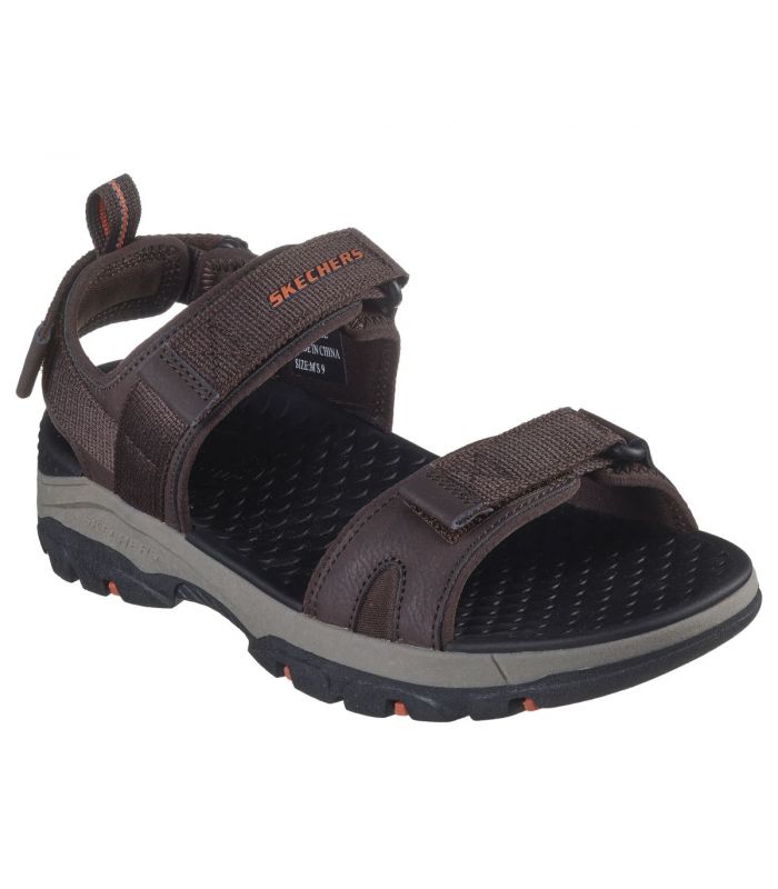 Compra online Sandalias Skechers Relaxed Fit Tresmen Ryer Hombre Chocolate en oferta al mejor precio