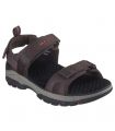 Compra online Sandalias Skechers Relaxed Fit Tresmen Ryer Hombre Chocolate en oferta al mejor precio