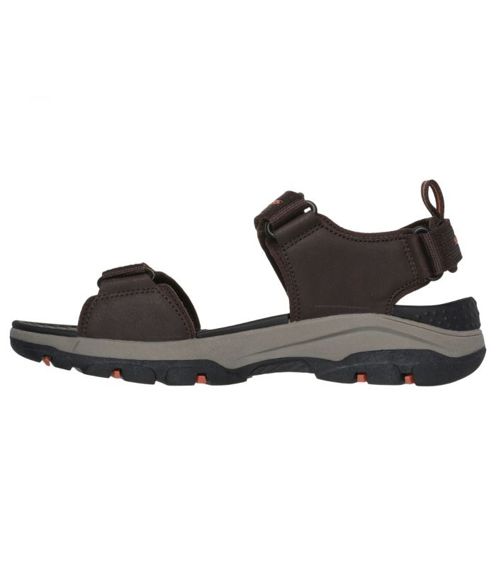 Compra online Sandalias Skechers Relaxed Fit Tresmen Ryer Hombre Chocolate en oferta al mejor precio