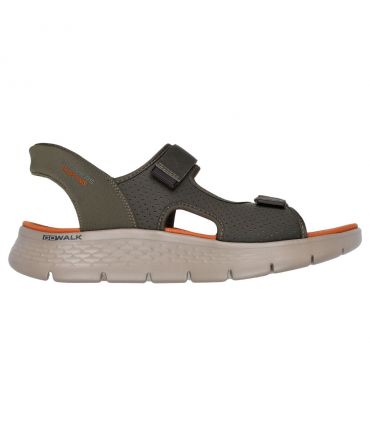 Sandalias Skechers Skechers Slip-ins GO WALK Flex SD Easy Entry Hombre Oliva
