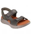 Compra online Sandalias Skechers Skechers Slip-ins GO WALK Flex SD Easy Entry Hombre Oliva en oferta al mejor precio