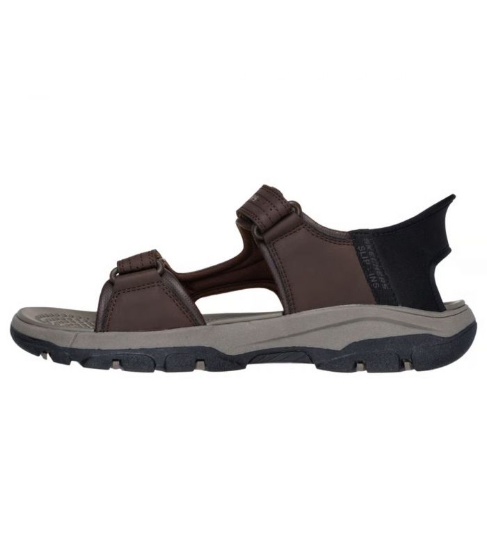 Compra online Sandalias Skechers Slip-ins Relaxed Fit Tresmen Reece Hombre Chocolate en oferta al mejor precio