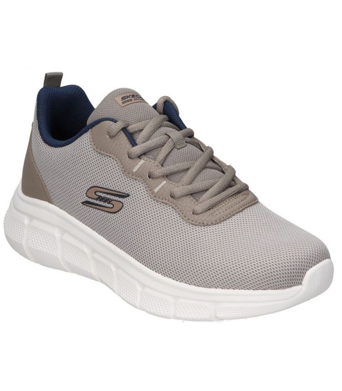 Compra online Zapatillas Skechers BOBS Sport B Flex - Icy Edge Hombre Taupe en oferta al mejor precio
