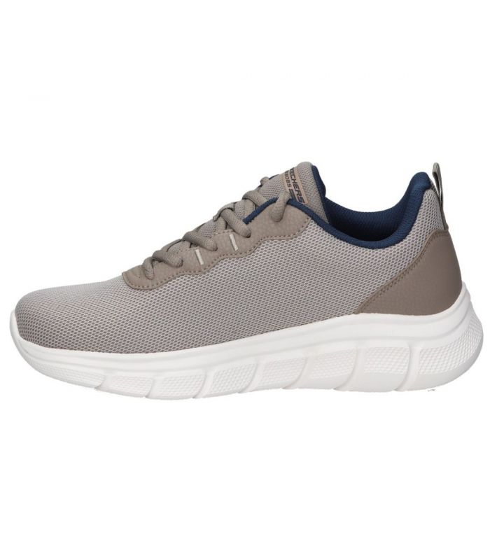 Compra online Zapatillas Skechers BOBS Sport B Flex - Icy Edge Hombre Taupe en oferta al mejor precio