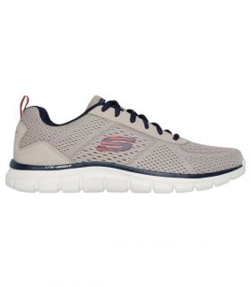 Zapatillas Skechers Track Leshur Hombre Taupe
