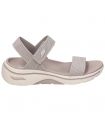 Compra online Sandalias Skechers GO WALK Arch Fit 2.0 Sandal Annie Mujer Taupe en oferta al mejor precio