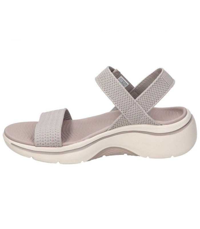 Compra online Sandalias Skechers GO WALK Arch Fit 2.0 Sandal Annie Mujer Taupe en oferta al mejor precio
