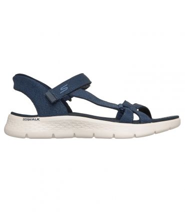 Sandalias Skechers Slip-ins: GO WALK Flex Sandal - Illuminate Mujer Navy