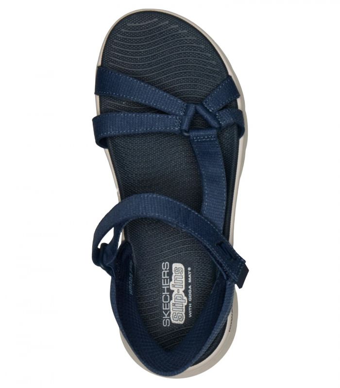 Compra online Sandalias Skechers Slip-ins: GO WALK Flex Sandal - Illuminate Mujer Navy en oferta al mejor precio