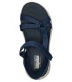 Compra online Sandalias Skechers Slip-ins: GO WALK Flex Sandal - Illuminate Mujer Navy en oferta al mejor precio