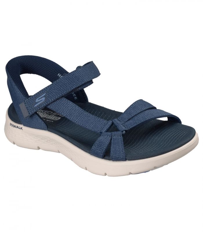 Compra online Sandalias Skechers Slip-ins: GO WALK Flex Sandal - Illuminate Mujer Navy en oferta al mejor precio