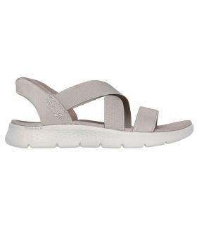 Sandalias Skechers Slip-ins: GO WALK Flex Sandal - Glimmer Mujer Taupe