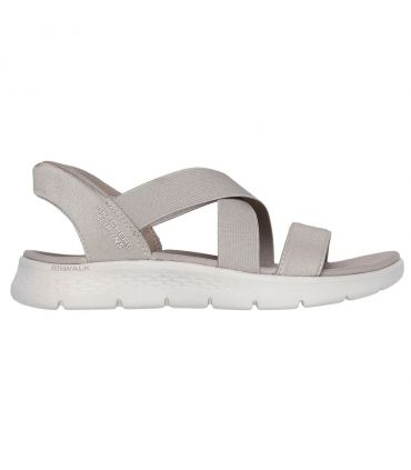 Sandalias Skechers Slip-ins: GO WALK Flex Sandal - Glimmer Mujer Taupe