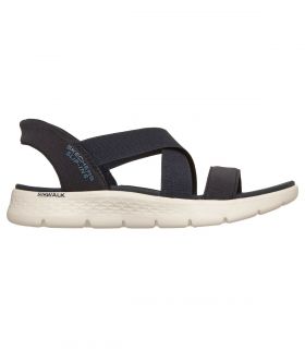 Sandalias Skechers Slip-ins: GO WALK Flex Sandal - Glimmer Mujer Navy