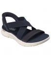 Compra online Sandalias Skechers Slip-ins: GO WALK Flex Sandal - Glimmer Mujer Navy en oferta al mejor precio