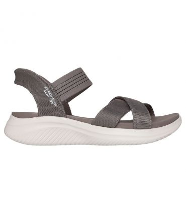 Sandalias Skechers Slip-ins Ultra Flex 3.0 Summerville Mujer Taupe Oscuro