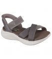 Compra online Sandalias Skechers Slip-ins Ultra Flex 3.0 Summerville Mujer Taupe Oscuro en oferta al mejor precio
