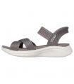 Compra online Sandalias Skechers Slip-ins Ultra Flex 3.0 Summerville Mujer Taupe Oscuro en oferta al mejor precio