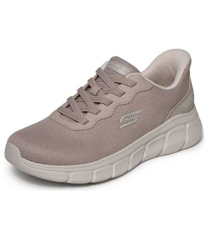 Compra online Zapatillas Skechers Slip-ins: BOBS Sport B Flex - Flex Lucy Mujer Taupe en oferta al mejor precio