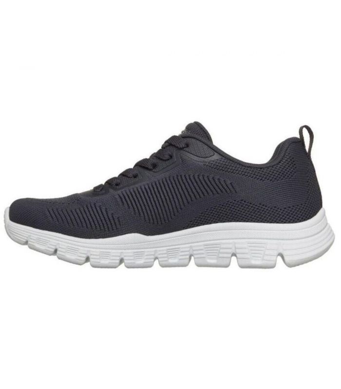 Compra online Zapatillas Skechers BOBS Sport B Lite Mujer Gris en oferta al mejor precio
