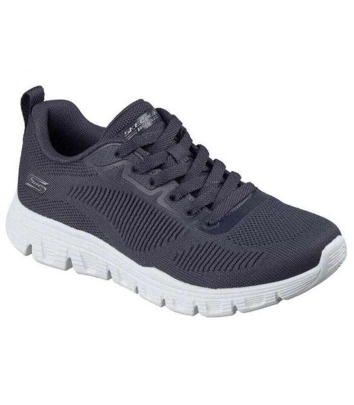 Compra online Zapatillas Skechers BOBS Sport B Lite Mujer Gris en oferta al mejor precio