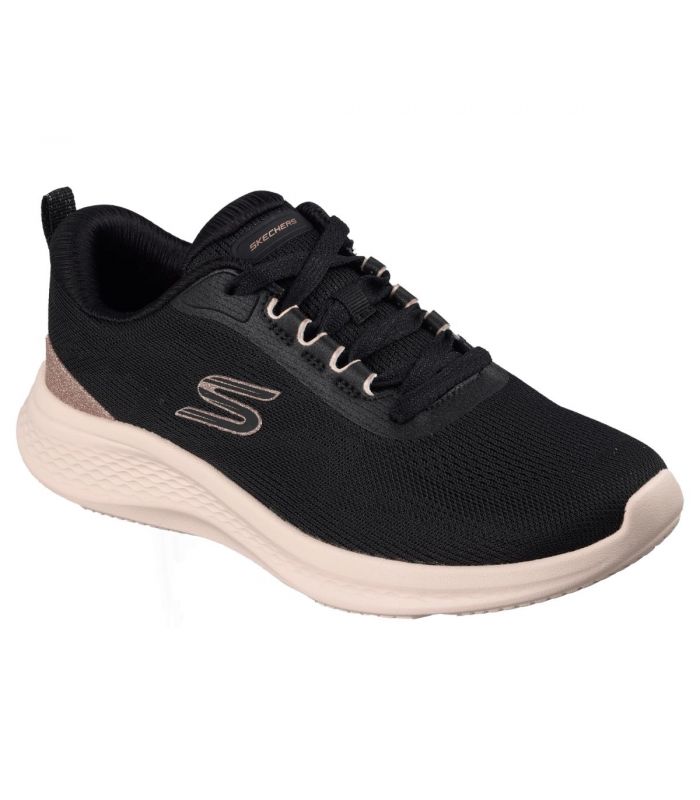 Compra online Zapatillas Skechers Skech-Lite Pro 2.0 - Brilliant Shimmer Mujer Negro Oro Rosa en oferta al mejor precio