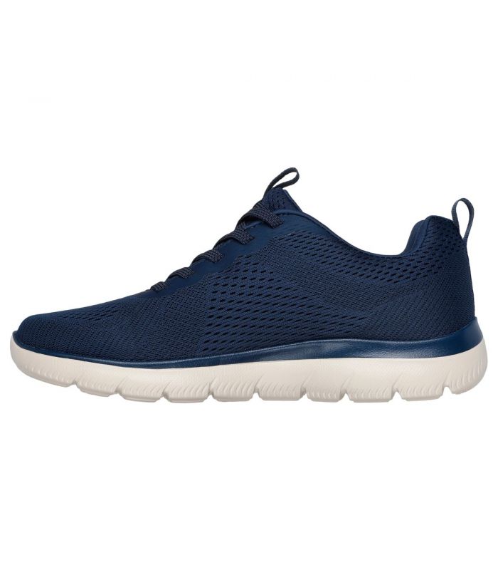 Compra online Zapatillas Skechers Summits Eckler Hombre Navy Naranja en oferta al mejor precio
