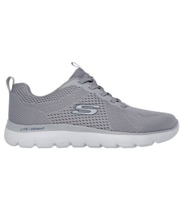 Zapatillas Skechers Summits Eckler Hombre Gris Azul
