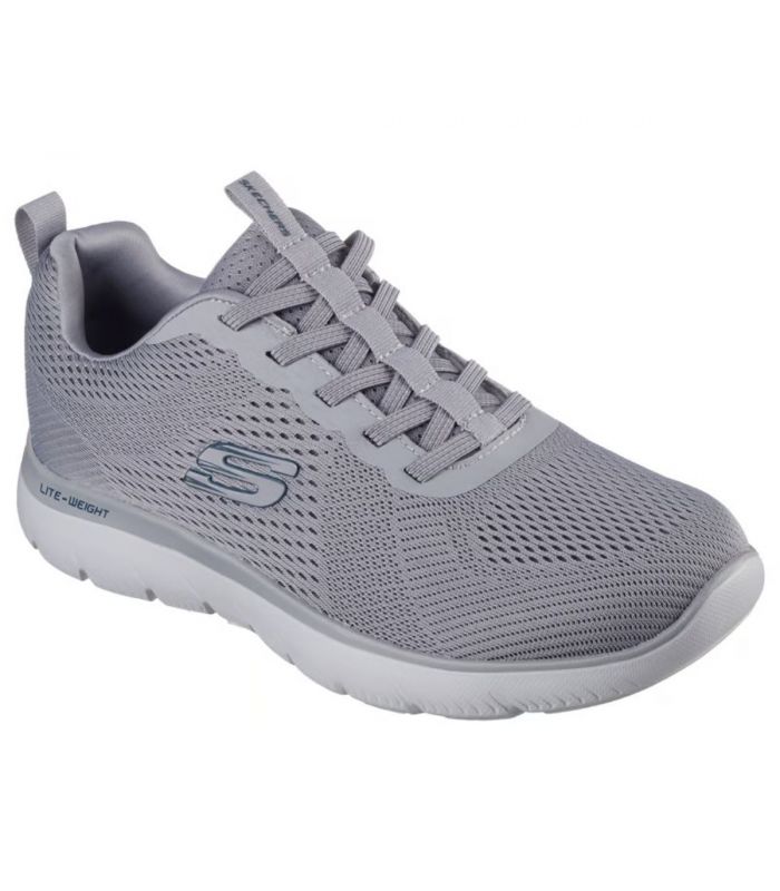 Compra online Zapatillas Skechers Summits Eckler Hombre Gris Azul en oferta al mejor precio