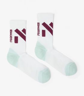Calcetines NNormal Race Sock White Green
